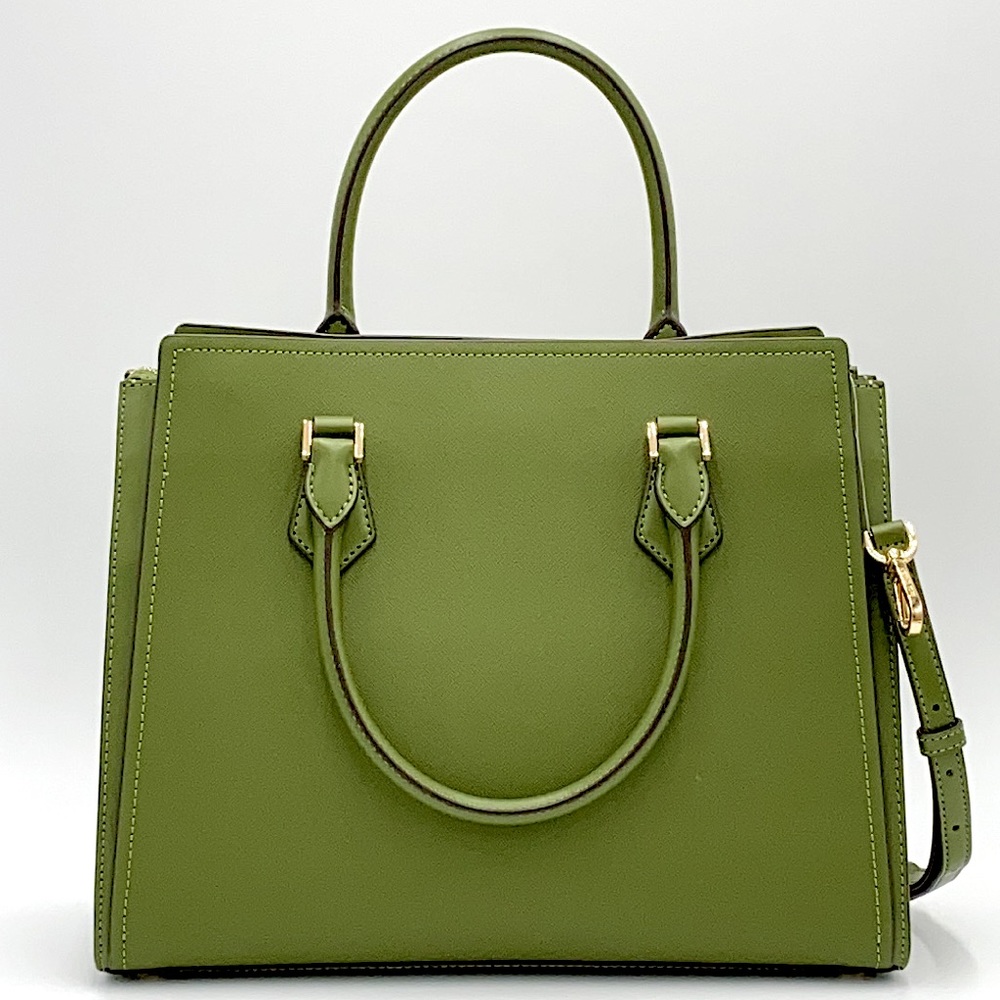 MICHAEL KORS HOPE LARGE SATCHEL EVERGREEN - Picture 4 of 16